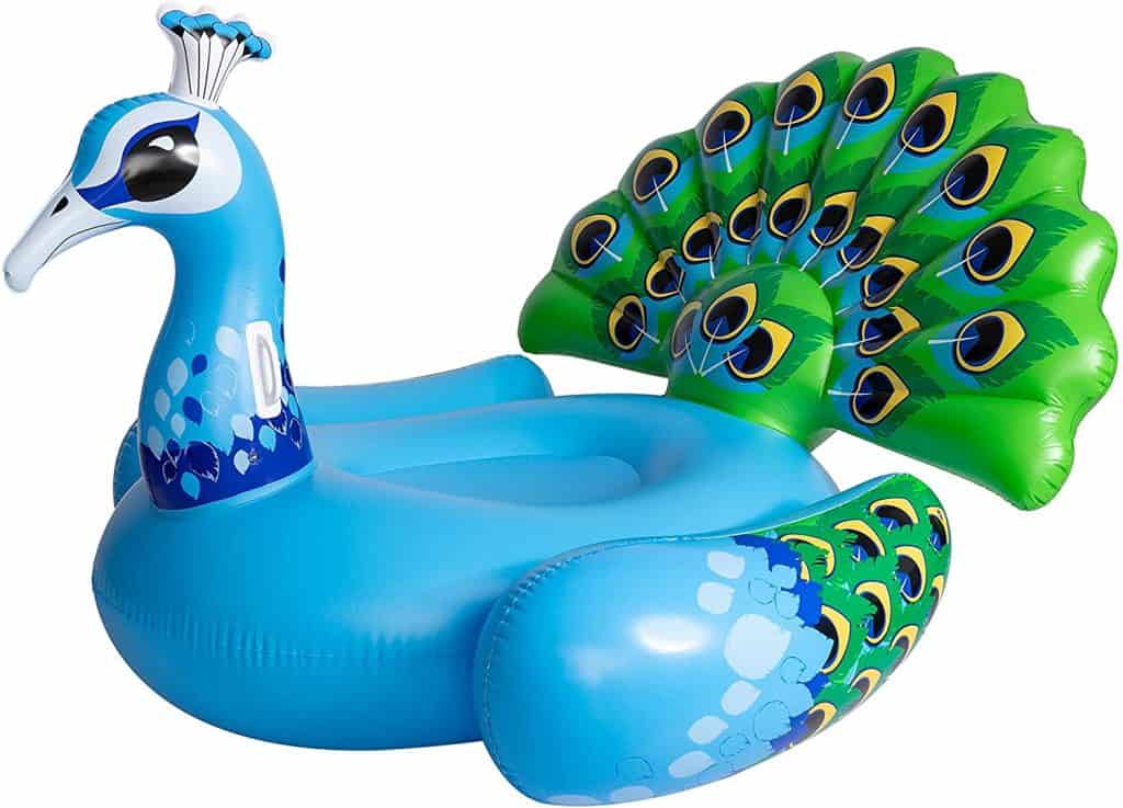 JOYIN Inflatable Peacock Pool Float