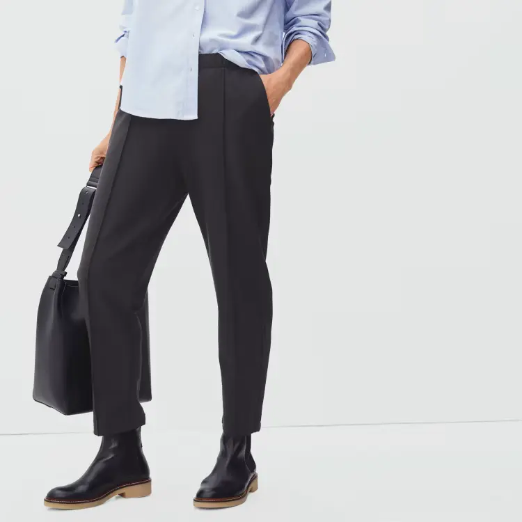 Everlane wide-legged plus sizez ponte pants