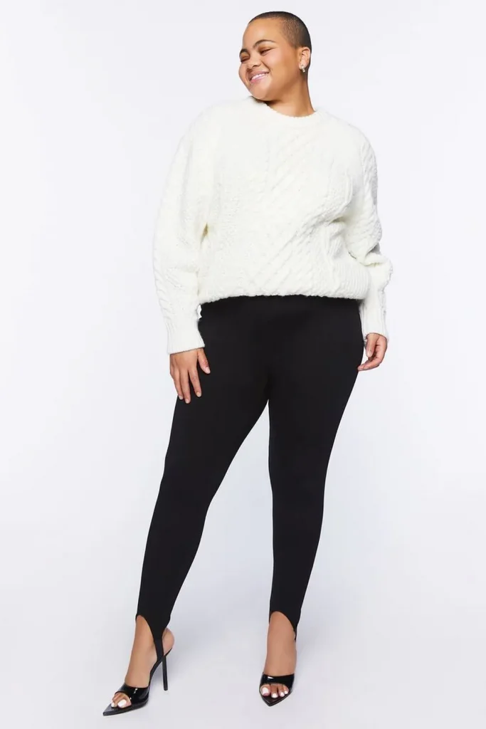 Forever 21 ponte pants with stirrup