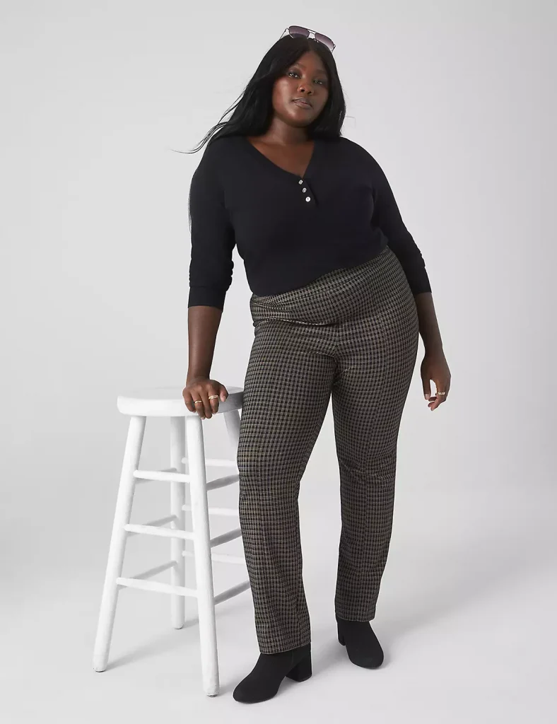 Lane Bryant pull-on ponte pants