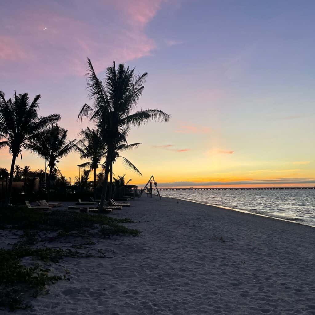 Sunset at progreso beach, taken by yours truly.
