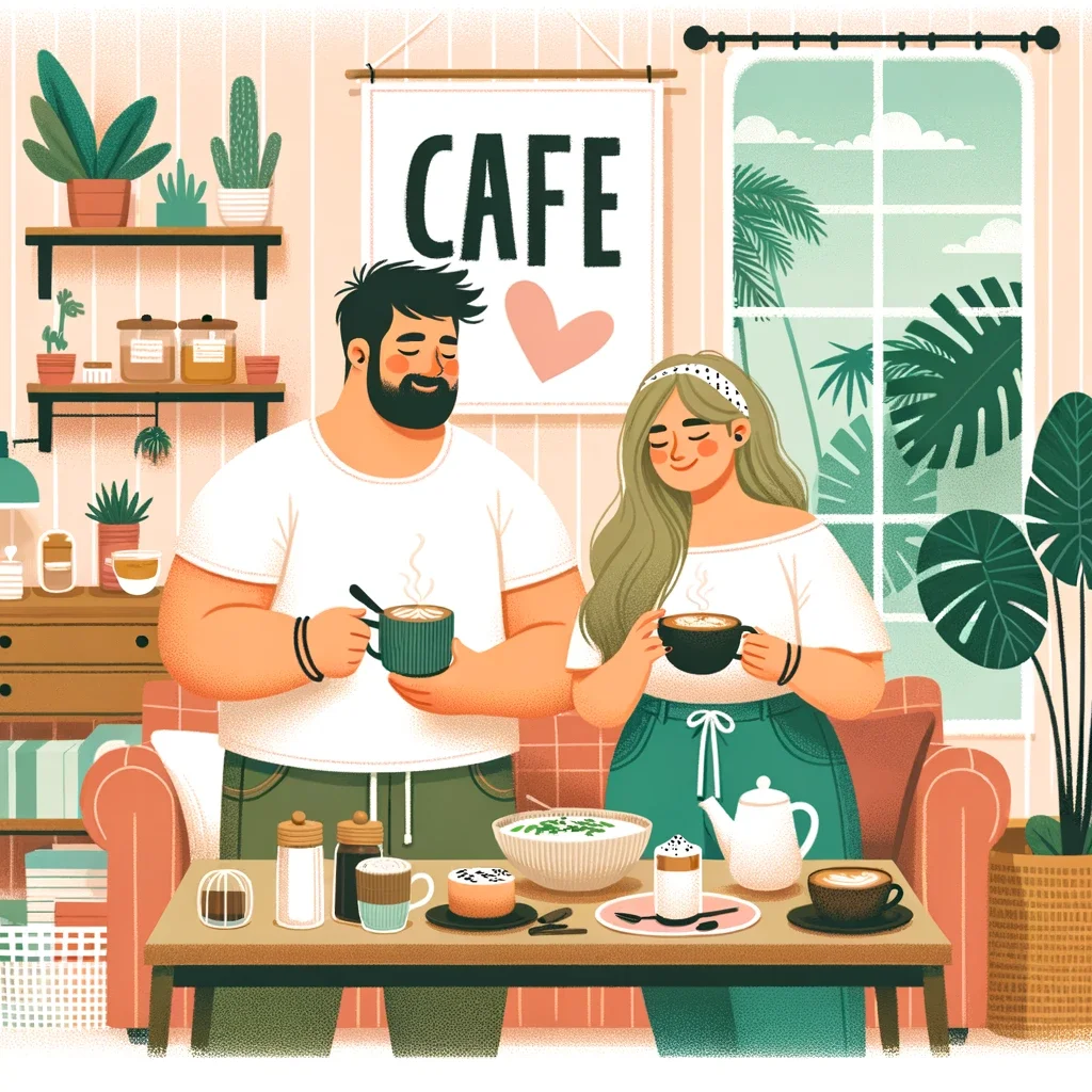 DIY cafe is fun at home date night
