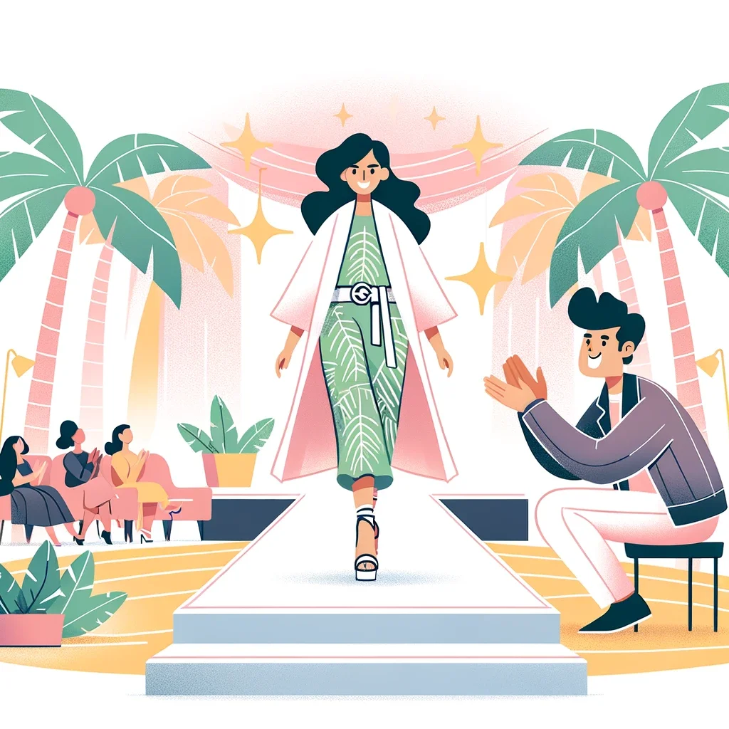 Have an at home fashion show, just for your partner