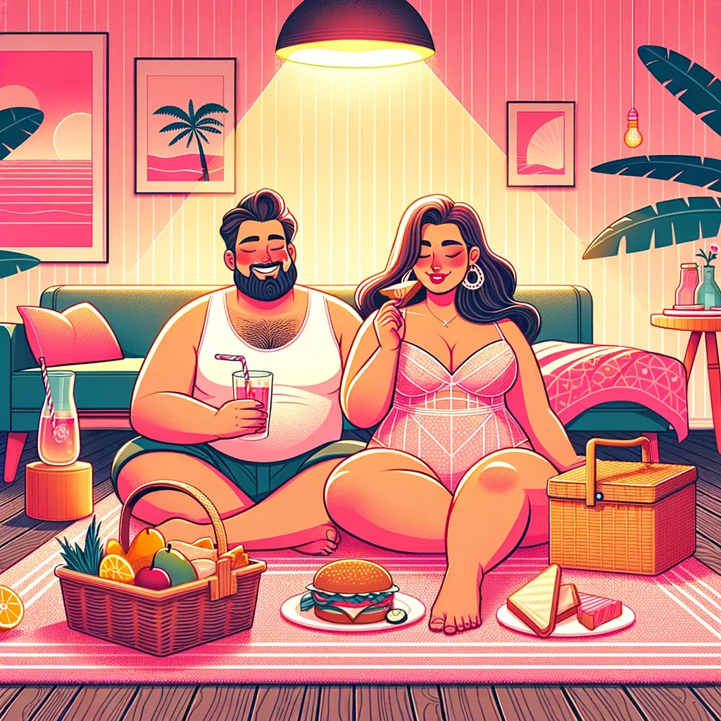 You don't have to go outside to enjoy a picnic, have one indoors!