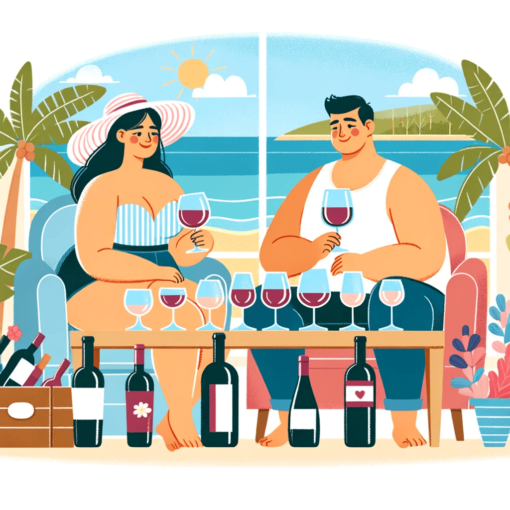 Try having a wine tasting