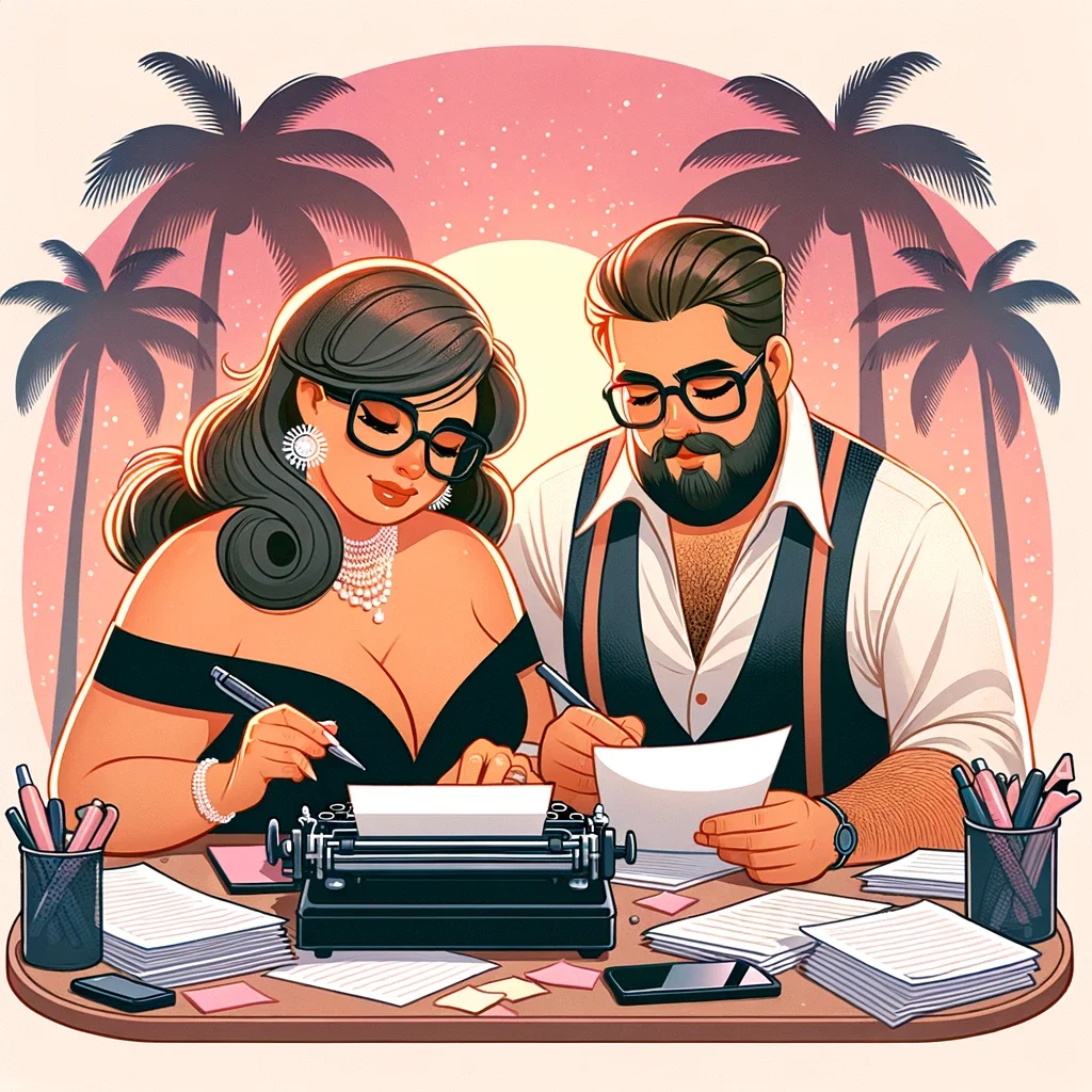 Consider writing together as a great at home date idea