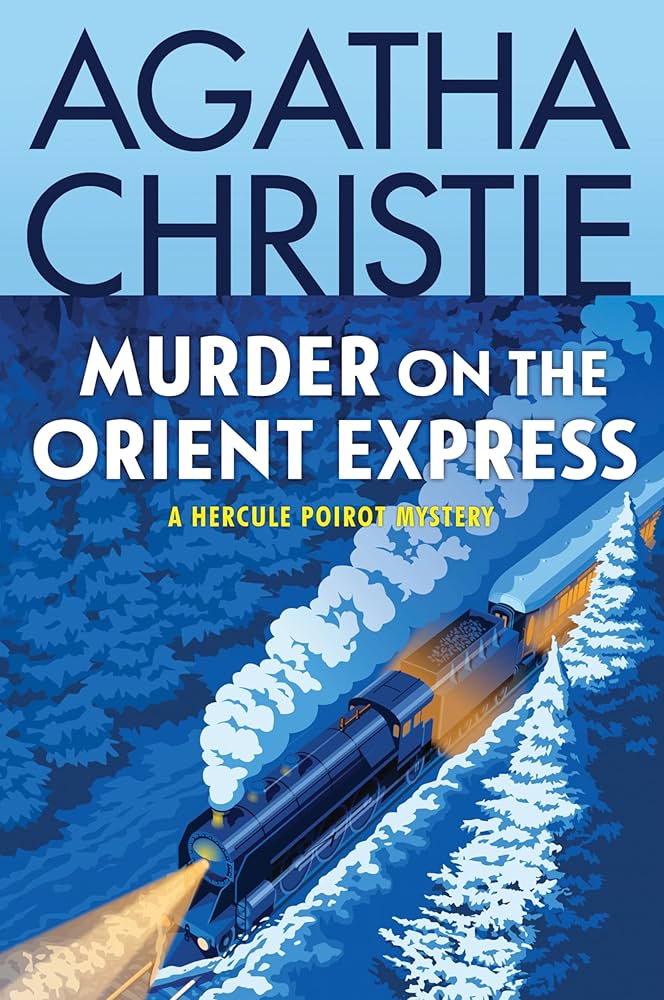 Book cover image for Murder on the Orient Express by Agatha Christie.