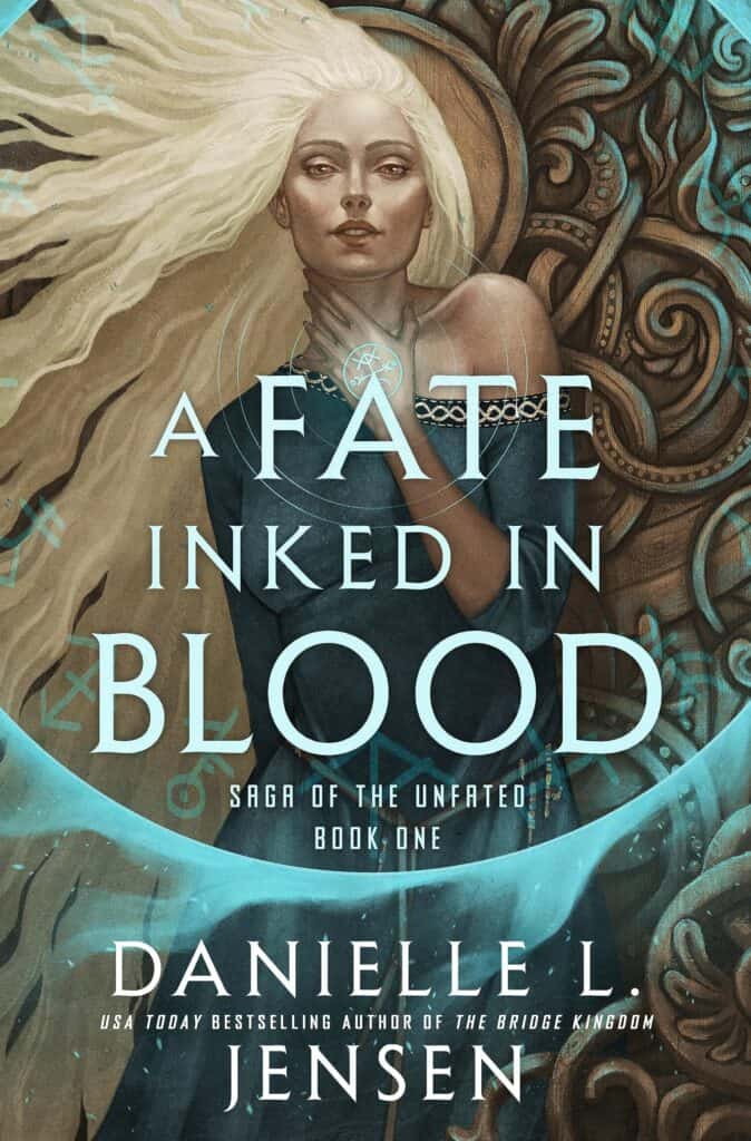 Cover image for A Fate Inked in Blood by Danielle L. Jensen