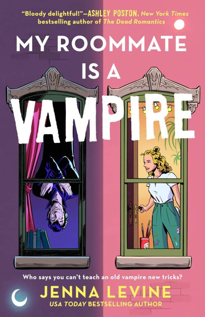 Cover image for My Roommate Is a Vampire by Jenna Levine