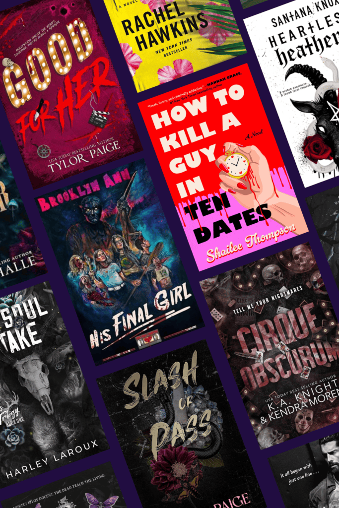 Pin image for horror romance books to add to your TBR