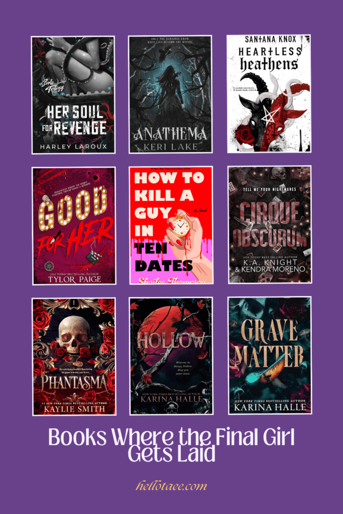Pin image for horror romance books to add to your TBR